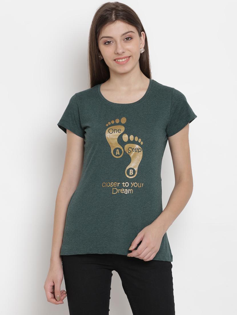 round neck quirky print tee - 16634723 - Zoom Image - 1