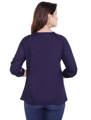 tie up neck printed top - 16635049 - Standard Image - 3
