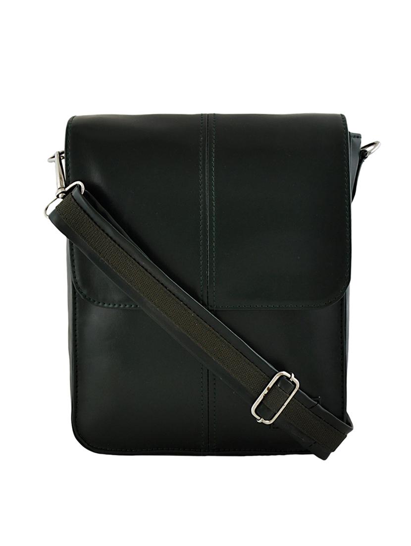 green leatherette (pu) regular messengerbag - 16635300 - Zoom Image - 1