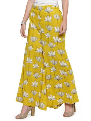 high rise floral palazzo - 16635350 - Standard Image - 2