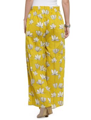 high rise floral palazzo - 16635350 - Standard Image - 3
