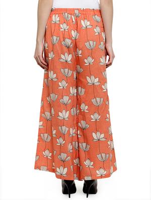 high rise floral palazzo - 16635351 - Standard Image - 3