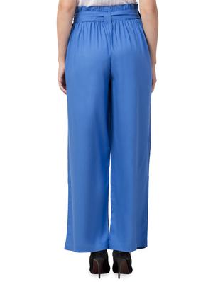tie up waist solid palazzo - 16635358 - Standard Image - 3