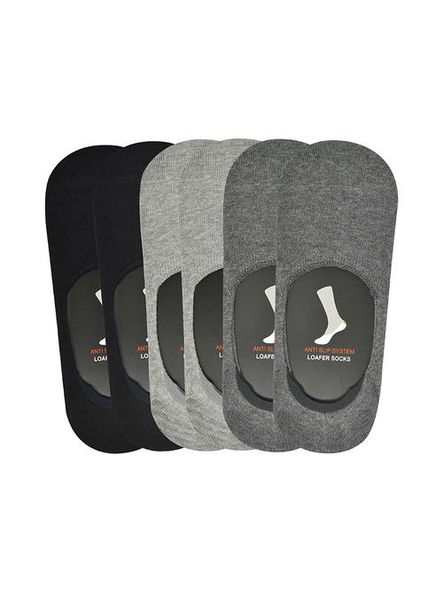 set of 6 multi colored cotton no show sock - 16635474 - Standard Image - 1