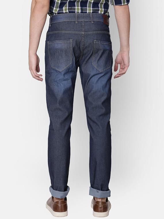 blue light washed ripped denim jeans - 16636888 - Zoom Image - 3