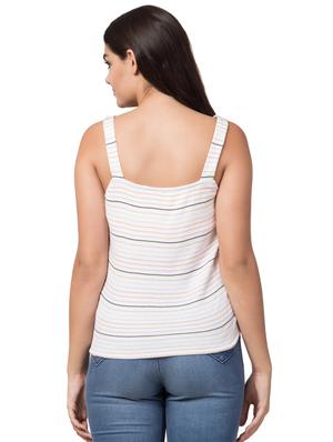 cami neck striped top - 16636960 - Standard Image - 3