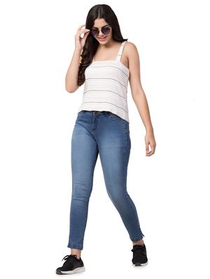 cami neck striped top - 16636960 - Standard Image - 4