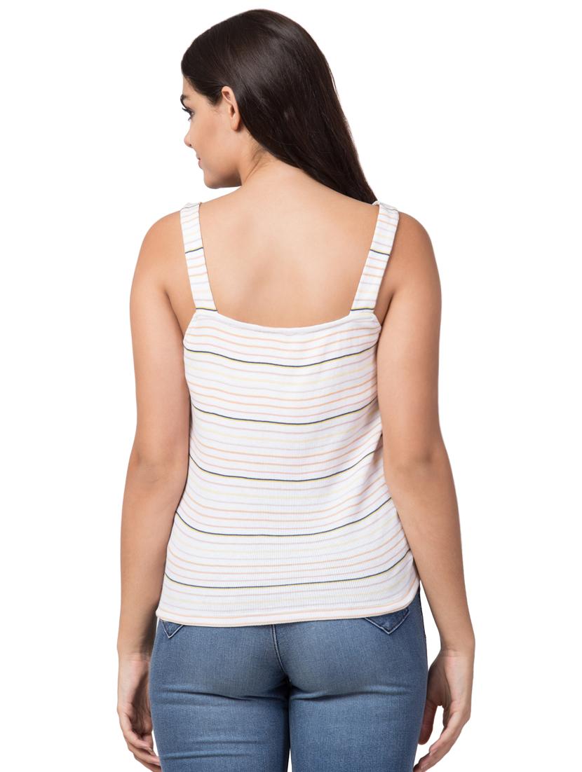 cami neck striped top - 16636960 - Zoom Image - 3