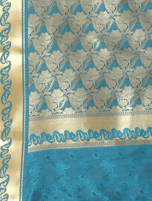 zari work kanjivaram saree with blouse - 16637583 - Standard Image - 5