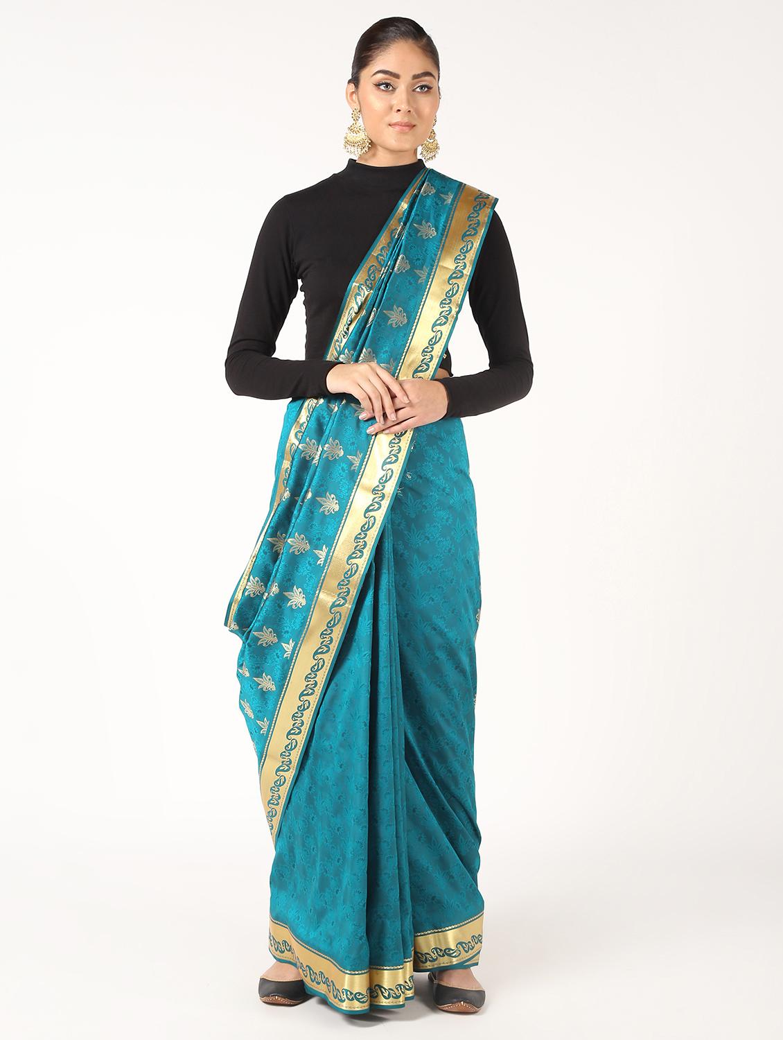 zari work kanjivaram saree with blouse - 16637583 - Zoom Image - 1
