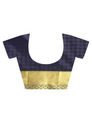 zari work kanjivaram saree with blouse - 16637587 - Standard Image - 4