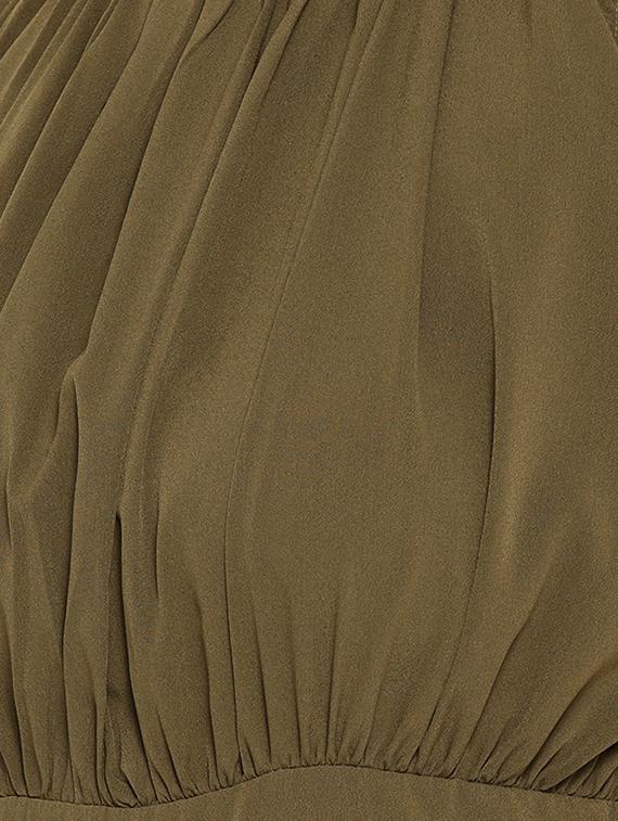 mock neck gathered jumpsuit - 16637944 - Zoom Image - 4
