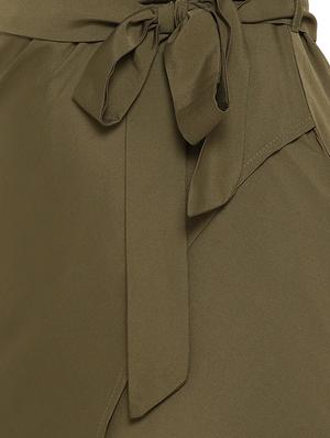 tie front layered jumpsuit - 16637951 - Standard Image - 3
