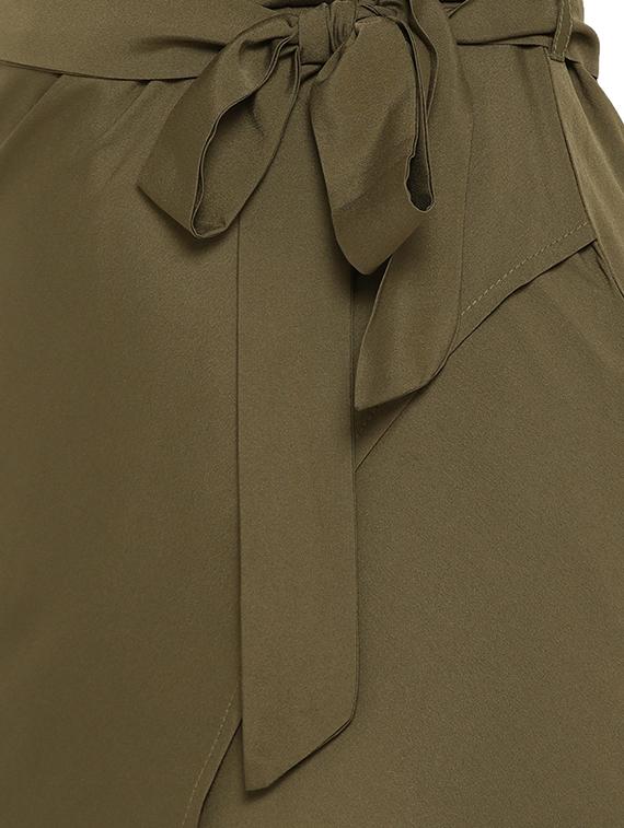 tie front layered jumpsuit - 16637951 - Zoom Image - 3