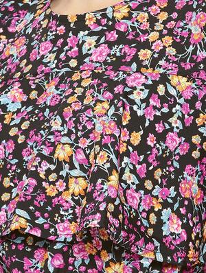 cold shoulder floral romper - 16637958 - Standard Image - 5