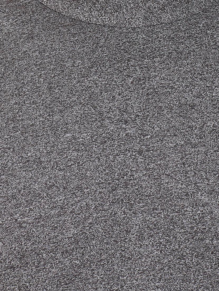 grey solid asymmetric kurta - 16638207 - Zoom Image - 5