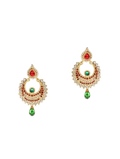 red copper jhumka earring - 16638766 - Standard Image - 1