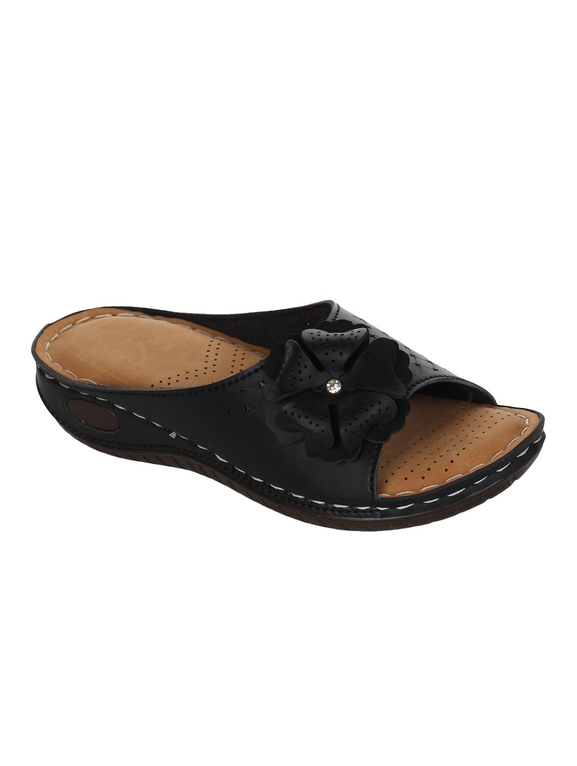 black slippers flip flops - 16640357 - Zoom Image - 1