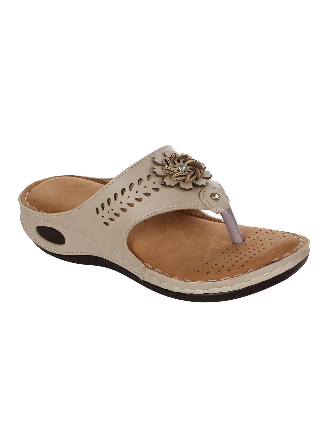 beige slippers flip flops - 16640358 - Zoom Image - 1