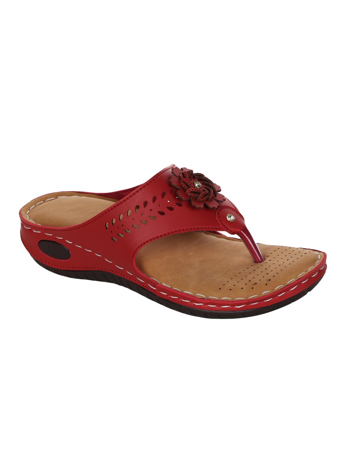red slippers flip flops - 16640359 - Zoom Image - 1