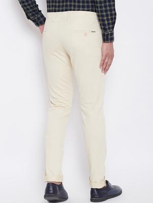 beige textured chinos - 16640387 - Standard Image - 4