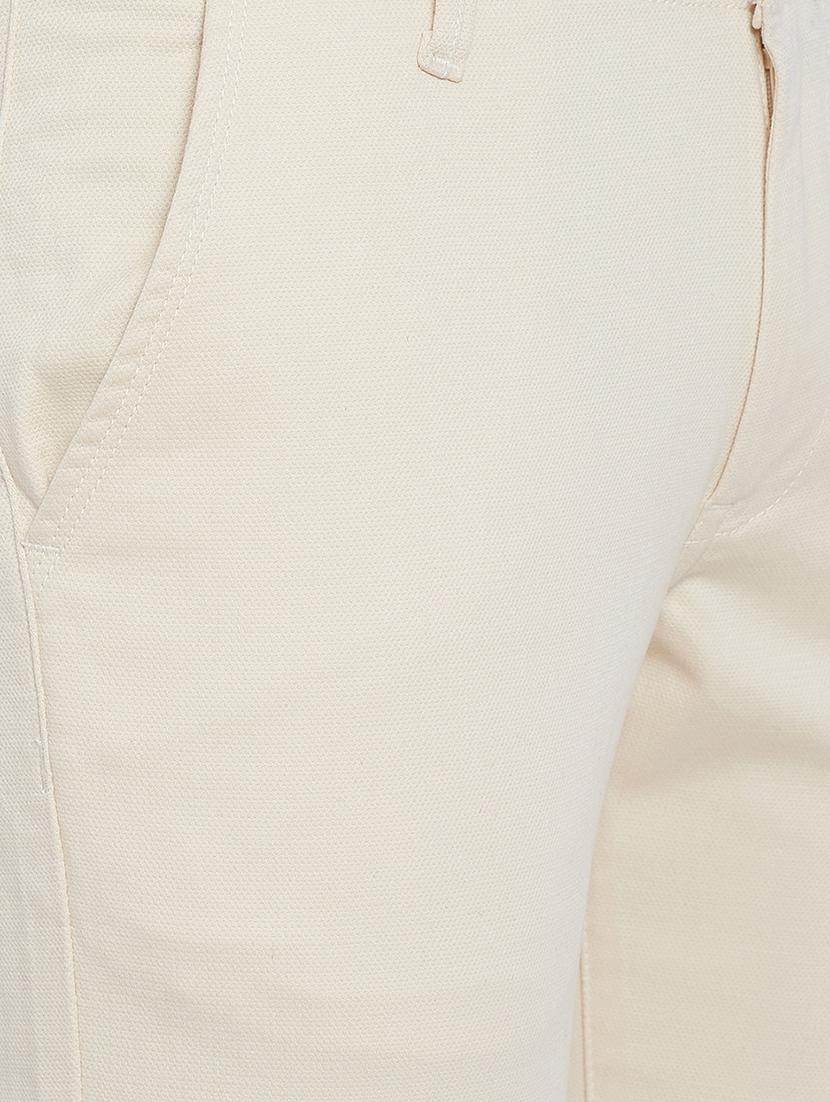 beige textured chinos - 16640387 - Zoom Image - 5