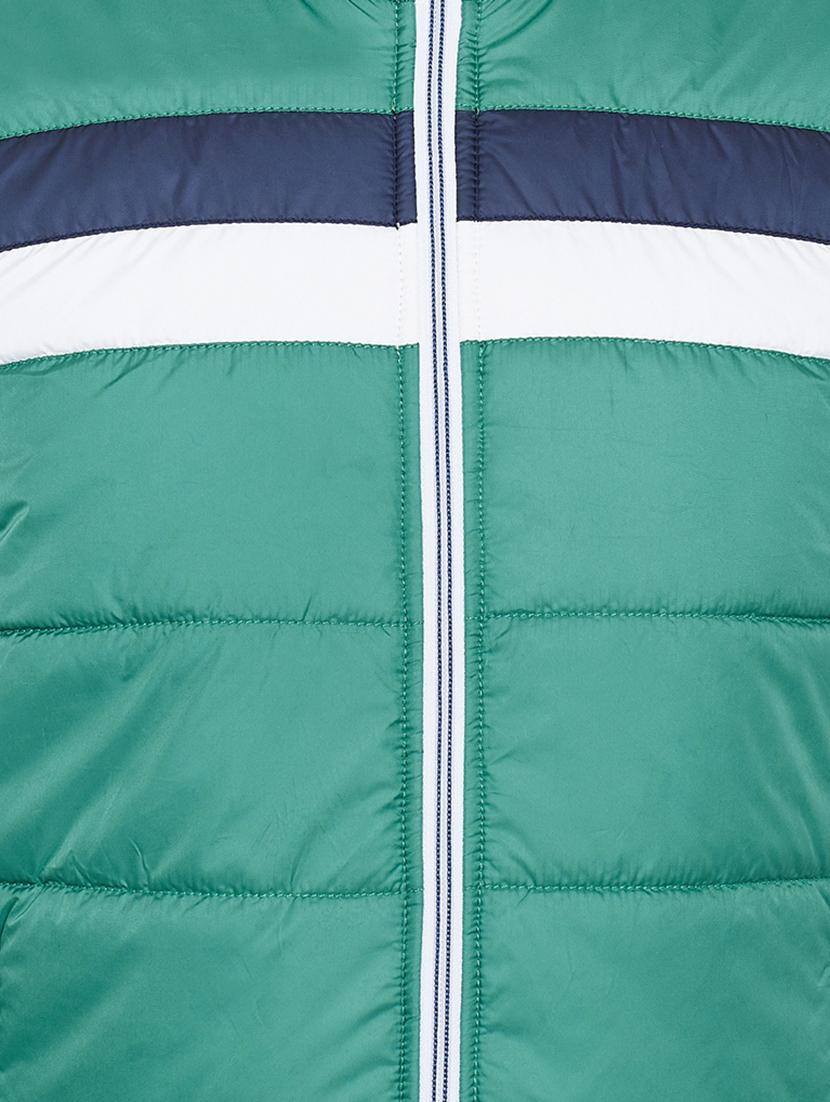 green striped quilted jacket - 16640463 - Zoom Image - 5