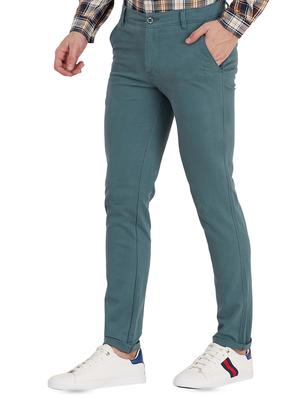 green solid chinos - 16640546 - Standard Image - 2