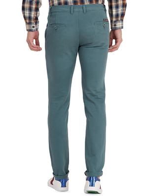 green solid chinos - 16640546 - Standard Image - 3
