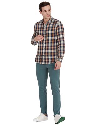 green solid chinos - 16640546 - Standard Image - 4