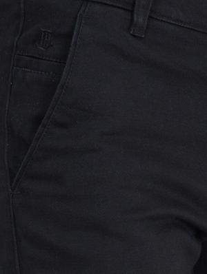 black solid chinos - 16640551 - Standard Image - 5