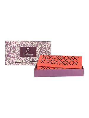 red leatherette (pu) regular clutch - 16640921 - Standard Image - 5