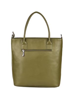 green leatherette (pu) regular handbag - 16640929 - Standard Image - 2