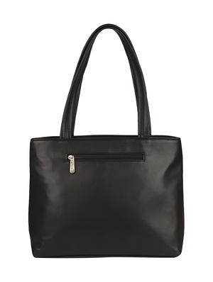 black leatherette (pu) regular handbag - 16640938 - Standard Image - 2