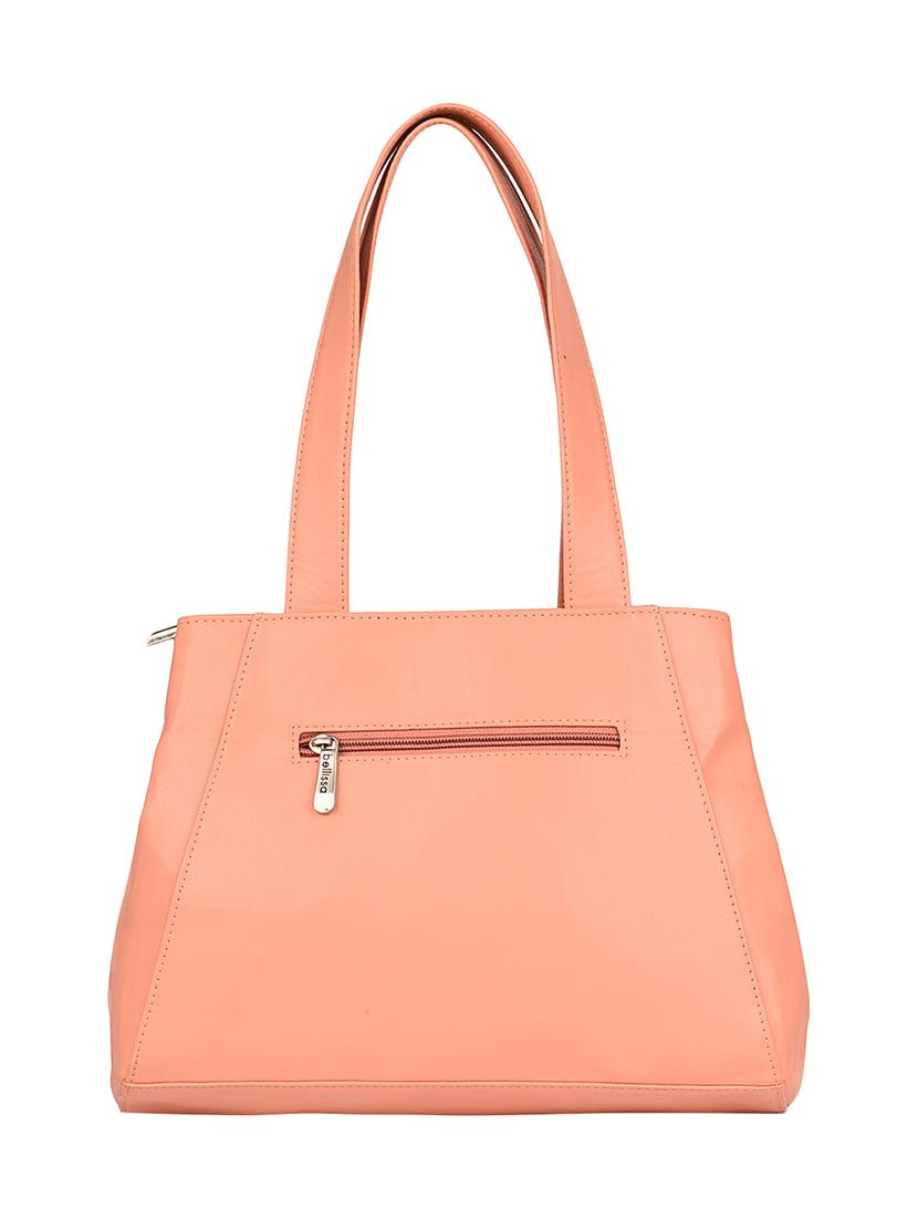 pink leatherette (pu) regular handbag - 16640940 - Zoom Image - 2