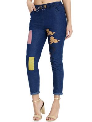 drawstring waist printed jogger - 16641376 - Standard Image - 2