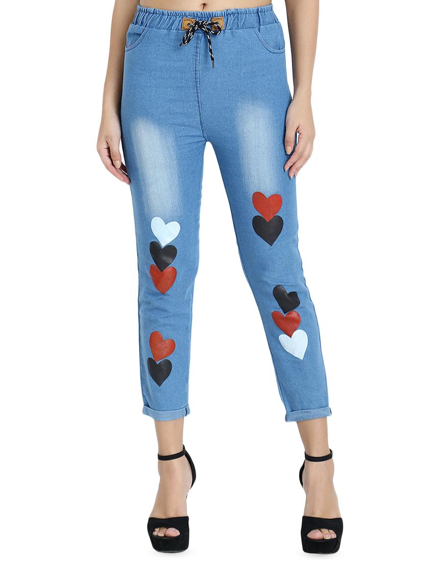 drawstring waist printed jogger - 16641380 - Zoom Image - 1