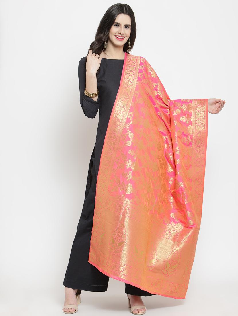 ethnic motif banarasi dupatta - 16641392 - Zoom Image - 1