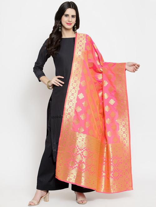 ethnic motif banarasi dupatta - 16641393 - Standard Image - 1