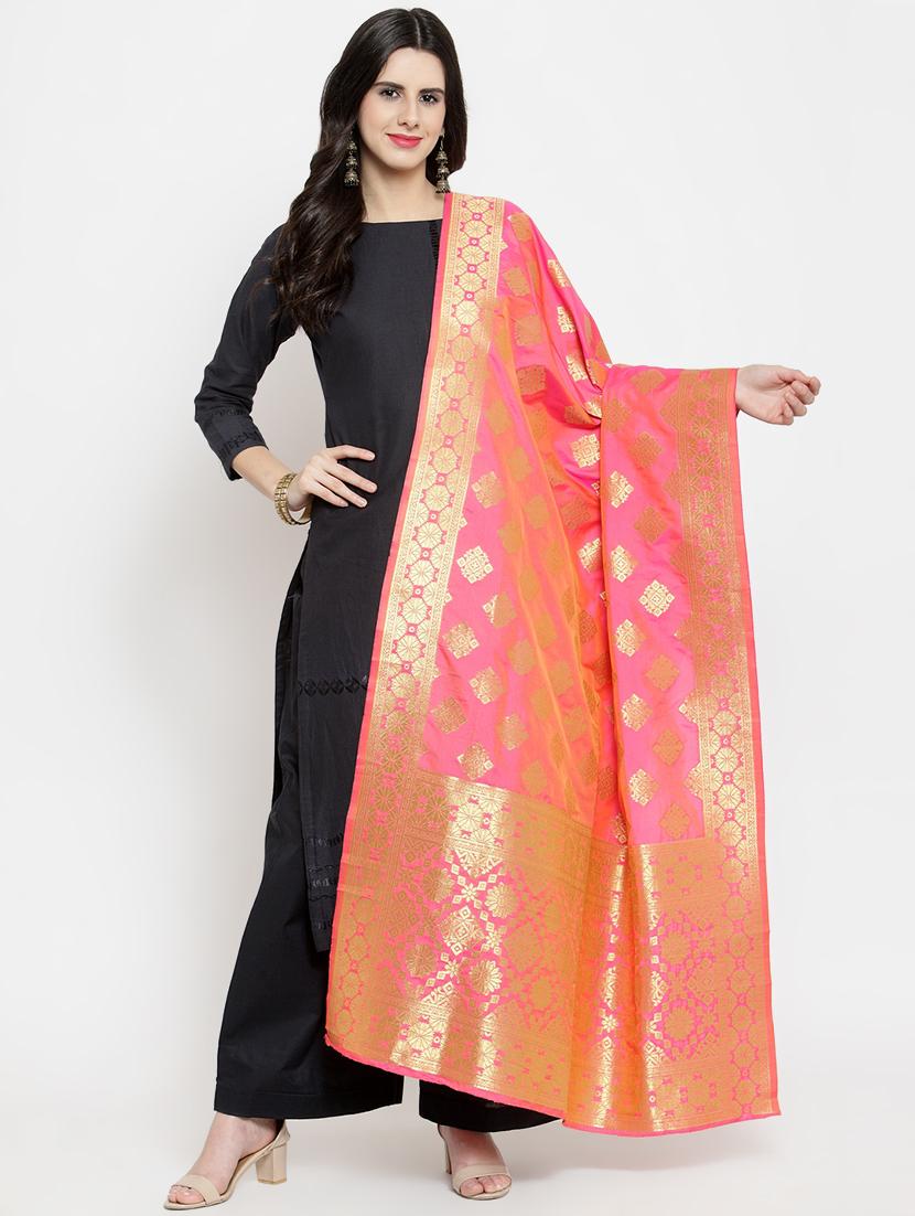 ethnic motif banarasi dupatta - 16641393 - Zoom Image - 1