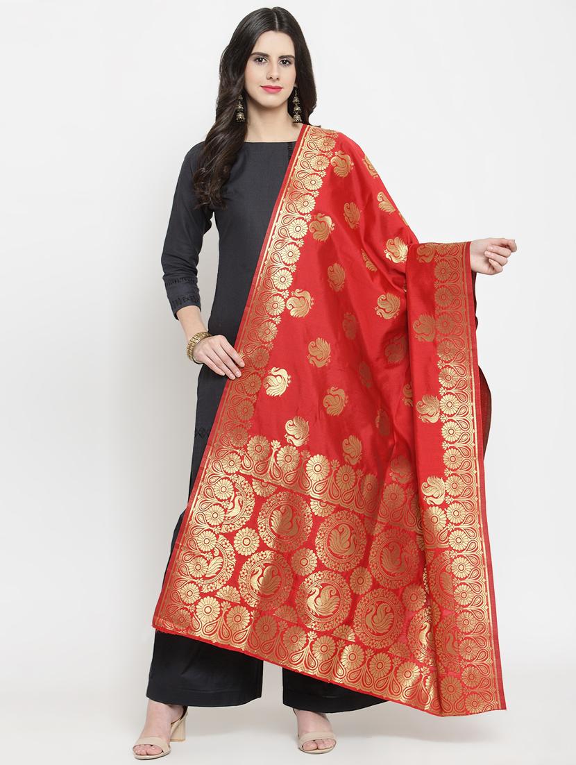 conversational banarasi dupatta - 16641401 - Zoom Image - 1