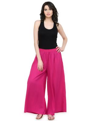 high rise solid palazzo - 16641474 - Standard Image - 4