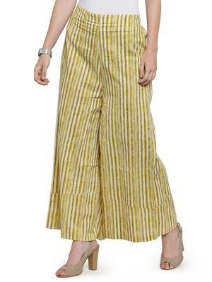 high rise striped flared palazzo - 16641481 - Standard Image - 2