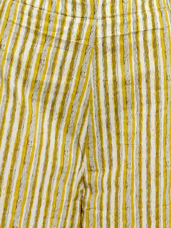 high rise striped flared palazzo - 16641481 - Zoom Image - 5