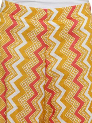 high rise chevron palazzo - 16641483 - Standard Image - 5