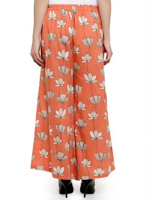 high rise floral palazzo - 16641487 - Standard Image - 3
