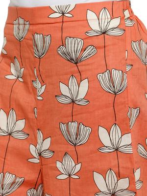 high rise floral palazzo - 16641487 - Standard Image - 5