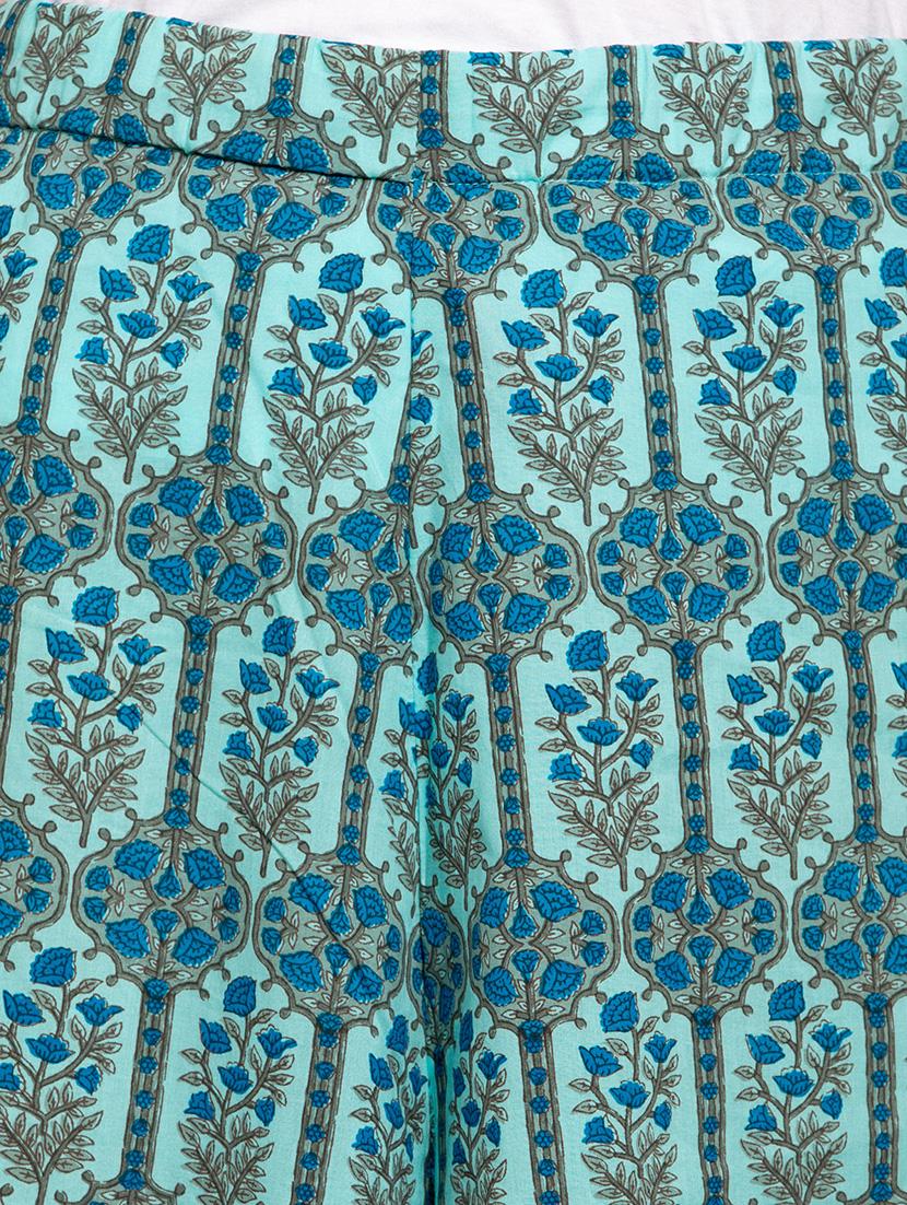 high rise printed palazzo - 16641489 - Zoom Image - 5