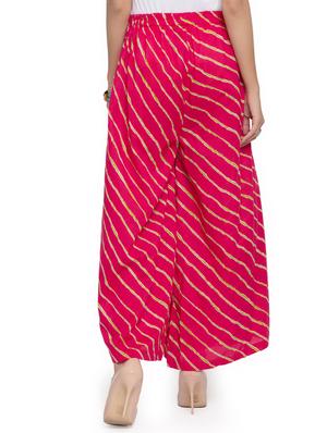 high rise striped palazzo - 16641494 - Standard Image - 3