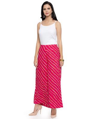 high rise striped palazzo - 16641494 - Standard Image - 4